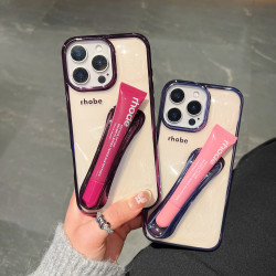 Hailey Lipstick Phone Case for iPhone 12 Pro Max & 11 - with Free Lipstick | Shockproof 3D Transparent Hard Shell, Trendy 2024...