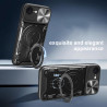 Case For iPhone 16e Magnetic Slide Camera Protection Cover 360 Rotate Kickstand Armor Ring Funda Capa