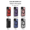 Case For iPhone 16e Magnetic Slide Camera Protection Cover 360 Rotate Kickstand Armor Ring Funda Capa