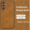 Sheepskin Leather Case for Samsung Galaxy A54 5G, Shockproof Protection Phone Shell, Anti-Fingerprint Coque for Samsung Galaxy A54 Cover, Durable TPU Back Fundas