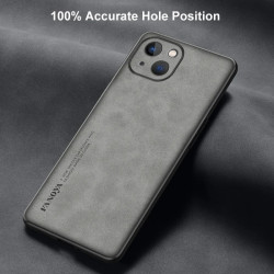 Luxury Matte Leather Protective Case for iPhone 13, iPhone 14, iPhone 15 Pro Max Plus, Soft TPU Shockproof Back Cover, Fingerprint-Resistant, Anti-Dust, Durable Protection