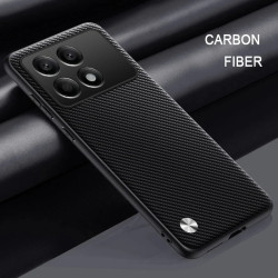 Luxury PU Leather Case for Poco X6 Pro, Shockproof Silicone Shell, Full Camera Protection, Anti-Scratch, Anti-Fingerprint, Premium TPU Case for Xiaomi Poco X6 Pro Cover Fundas