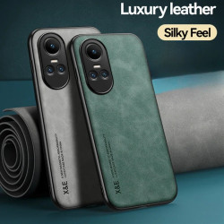 Luxury Magnetic Leather Case for Oppo Reno 10 5G, Soft TPU Protective Back Cover, Scratch-Resistant, Shockproof Funda for OPPO...