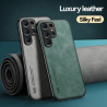 Samsung Galaxy S24 Ultra Magnetic TPU Leather Case, Shockproof & Scratch-Resistant, with Magnetic Holder