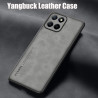 Luxury Matte Leather Protective Case for Honor X8c, Soft TPU Shockproof Back Cover, Fingerprint-Resistant & Anti-Dust Fundas