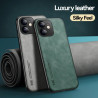 Luxury Leather Case for iPhone 11 - Magnetic Car Mount Holder | Shockproof Protection Case for iPhone 11, 12 Pro Max, Plus, SE | Premium PU Leather Cover