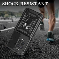 For Huawei nova 13 Pro Case With Slide Lens Cover Rotating Ring Shockproof Stand Holder Phone Case for Huawei nova 13 Pro