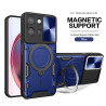 Case For Moto G 5G 2025 Magnetic Slide Camera Protection Moto G 5G 2025 Cover 360 Rotate Kickstand Armor Ring Funda Capa