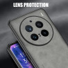 Luxury Sheepskin Leather Case for Vivo X200 Pro - Shockproof TPU Soft Frame, Camera Protection for X100 Pro+, X100s Pro Cover