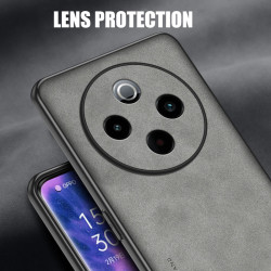 Luxury Sheepskin Leather Case for Vivo Y300 Pro - Shockproof TPU Soft Frame, Camera Protection for Vivo Y200i Y100i T3x V29e 5G Cover