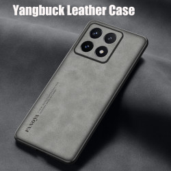 Luxury Sheepskin Leather Case for Xiaomi 14T Pro - Shockproof TPU Soft Frame, Camera Protection, Matte Back Coque for Xiaomi...