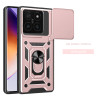 For Xiaomi 14T 13T Pro 14 ultra Case With Slide Lens Cover Rotating Ring Shockproof Stand Holder Phone Case for Redmi K60 Ultra