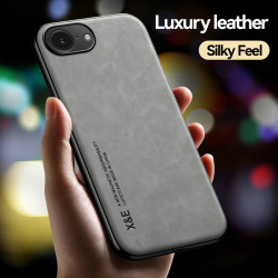 Luxury Leather Case for iPhone 16E | Shockproof Protective Cover with Magnetic Car Holder | 5G Phone Coque Fundas