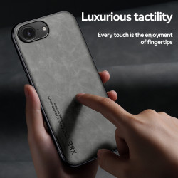 Luxury Leather Case for iPhone 16E | Shockproof Protective Cover with Magnetic Car Holder | 5G Phone Coque Fundas