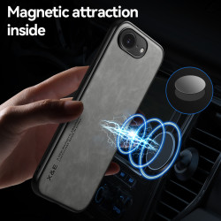 Luxury Leather Case for iPhone 16E | Shockproof Protective Cover with Magnetic Car Holder | 5G Phone Coque Fundas