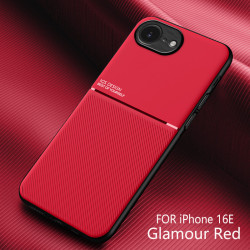 Luxury Shockproof Case for iPhone 16E | Magnetic Car Holder Phone Cover with Textured Grip | 5G Protection Coque Fundas