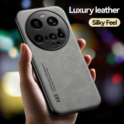 Luxury Leather Case for Xiaomi 15 Ultra | Shockproof Magnetic Car Holder Phone Cover | Protective 5G Coque Fundas