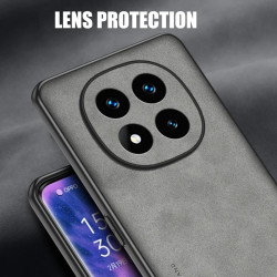 Luxury Case for Poco X7 - Lambskin Leather Shell, Shockproof TPU Bumper, Camera Lens Protection for Xiaomi Redmi Note 14 Pro 5G